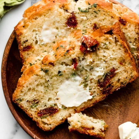 Asiago &amp; Sun-Dried Tomato Quick Bread Image