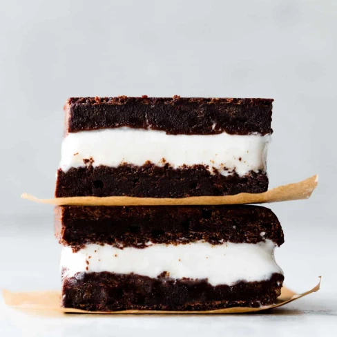 Brownie Ice Cream Sandwiches Image