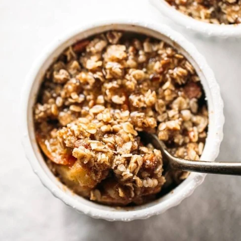 5 Minute Single Serving Apple Crisp Image