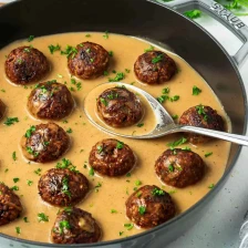 Vegan Swedish Meatballs Recipe Page