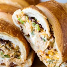 Jalapeño Popper Stuffed French Bread Recipe Page