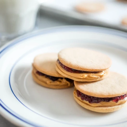 PB&amp;J Sandwich Cookies Recipe Image