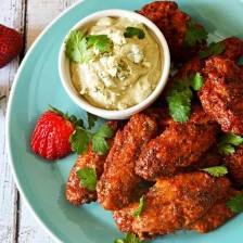 Oven-Baked Strawberry-Chipotle Wings Recipe Page