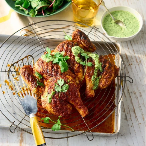 Peruvian-style Chicken With Green Sauce Recipe | Woolworths Image