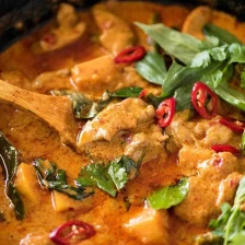 Thai Red Curry With Chicken Recipe Page