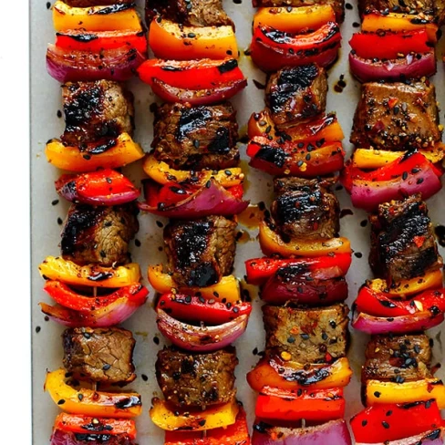 Korean Steak Kabobs Image