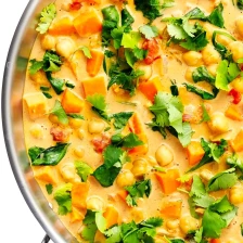 Sweet Potato Chickpea Coconut Curry Recipe Page