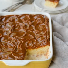 Tres Leches Cake with Dulce de Leche Glaze Recipe Page