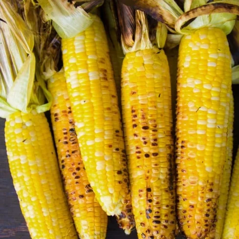 Grilled Corn on the Cob with Garlic Lime Butter Image