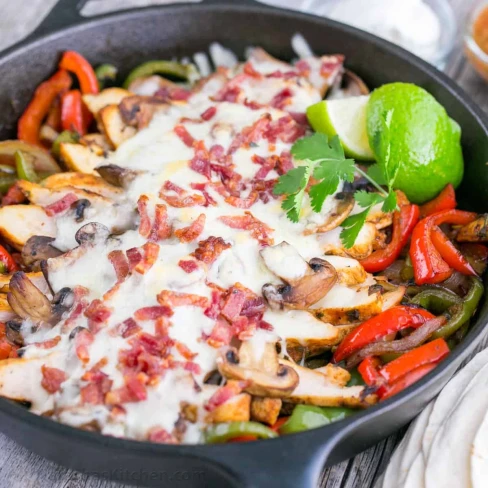 Chicken and Mushroom Fajitas Image