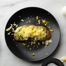 Grated Egg Avocado Toast Recipe Page