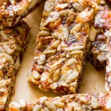 Vanilla Almond Snack Bars Recipe Page