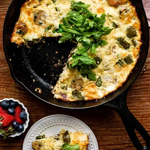 Healthy Breakfast Ideas: Chicken Sausage Frittata Image