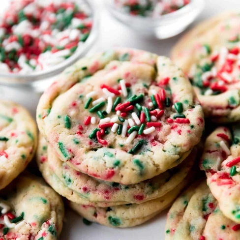 Drop Style Christmas Sugar Cookies Image