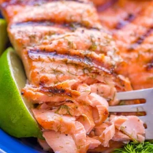 Grilled Salmon Recipe with Garlic Lime Butter Recipe Page