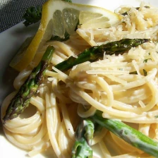 Creamy Asparagus Pasta Recipe Page