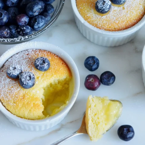 Warm Lemon Pudding Cakes Image