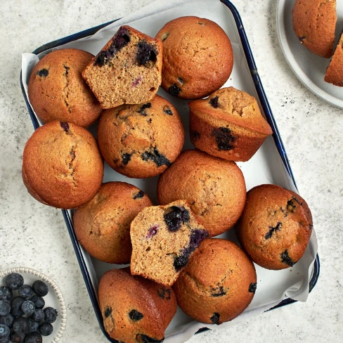 Blueberry Maple Bran Muffins Image