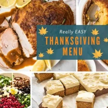 Easy Thanksgiving Menu Recipe Page