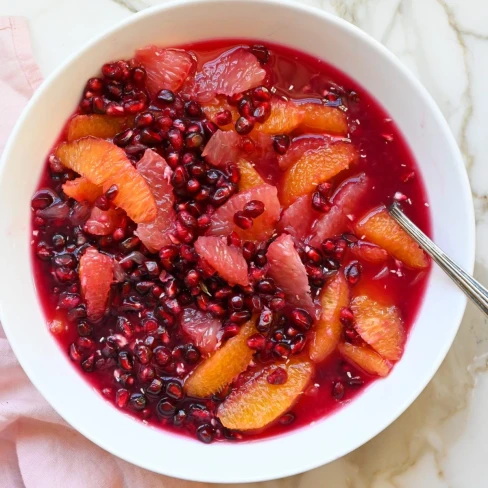 Winter Citrus &amp; Pomegranate Fruit Salad Image