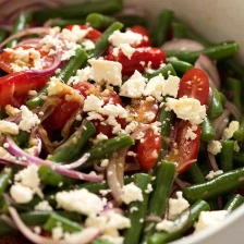 Green Bean Salad with Cherry Tomatoes and Feta Recipe Page