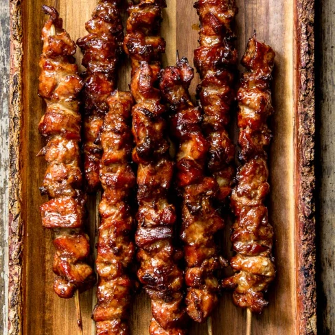 Grilled Thai Coconut Chicken Skewers Image