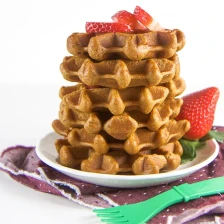 Healthy Gingerbread Waffles Recipe Page