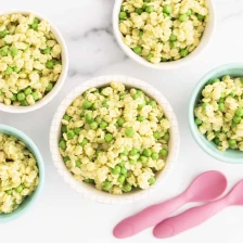 Spinach Pesto Pasta with Peas Recipe Page