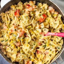 Creamy Vegetable Pasta Recipe Page