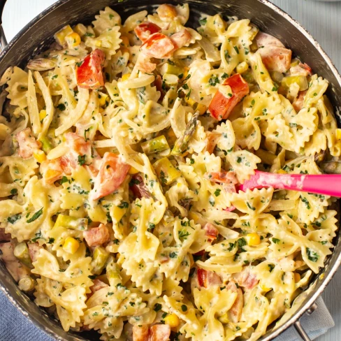 Creamy Vegetable Pasta Image