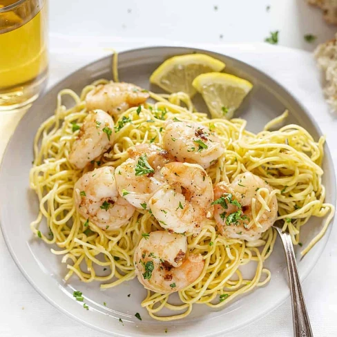 Shrimp Scampi Linguine Image