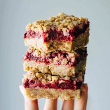 Raspberry Crumble Bars Recipe Page