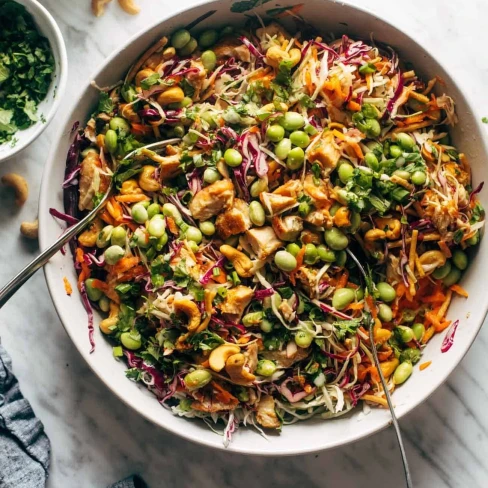 Cashew Crunch Salad with Sesame Dressing Image