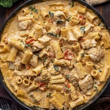 Tuscan Chicken Pasta Recipe Page