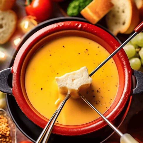 Homemade Cheese Fondue Image