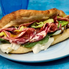 Folded Pizza Sandwich Recipe Page