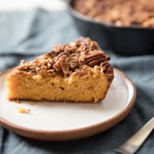 Pumpkin Skillet Coffee Cake With Streusel Topping Recipe Recipe Page