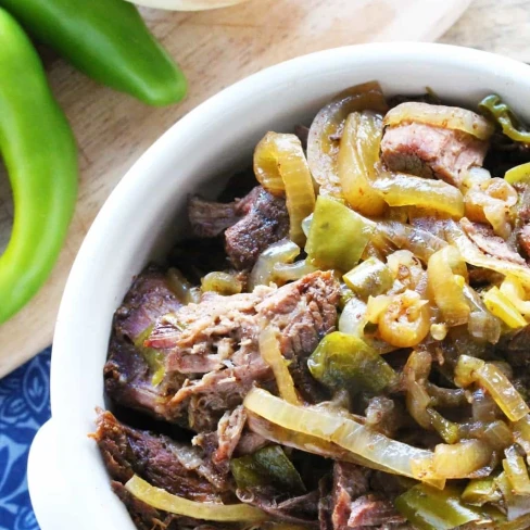 Slow Cooker Green Chile Beef Image