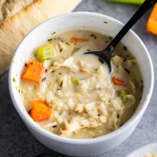 Mom&#039;s Chicken and Rice Soup Recipe Page