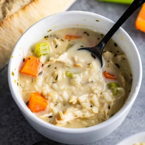 Mom&#039;s Chicken and Rice Soup Image