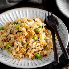 Japanese Fried Rice with Edamame, Tofu and Hijiki Seaweed Recipe Page