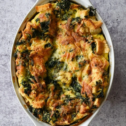 Spinach &amp; Cheese Strata Image