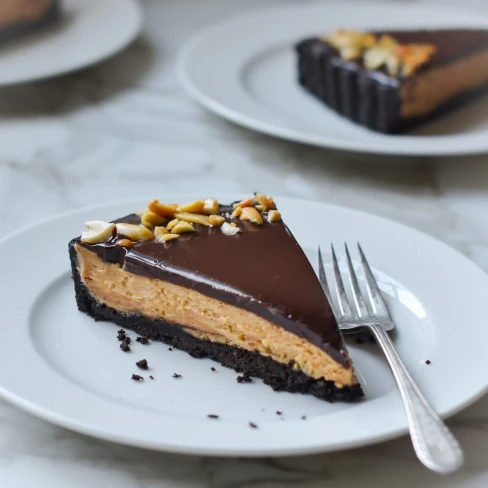 Chocolate Peanut Butter Tart Image