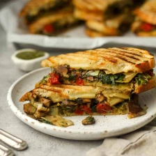 Pesto Veggie Sandwich Recipe Page