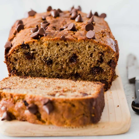 Peanut Butter Chocolate Chip Banana Bread Image