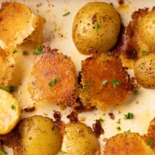 Roasted Parmesan Potatoes Recipe Page