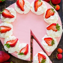 No-Bake Strawberry Cheesecake Recipe Page