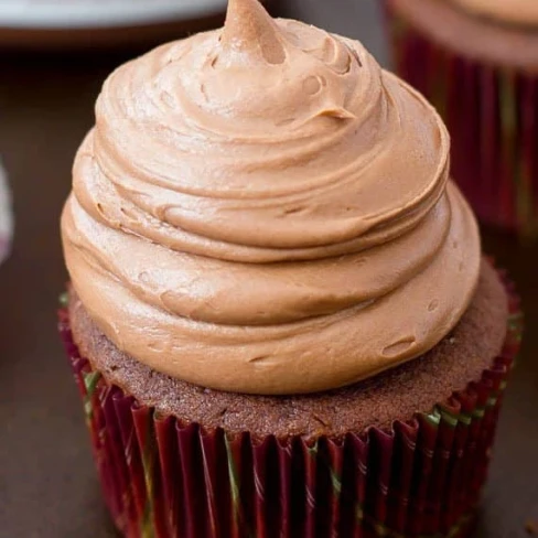 Chocolate Cupcakes with Creamy Nutella Frosting Image