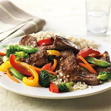 Asian Beef And Vegetable Stir-Fry Recipe Page