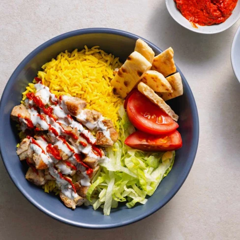 Serious Eats&#039; Halal Cart-Style Chicken And Rice With White Sauce Image